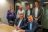 Op de foto van links naar rechts, onder: Leo Heijne, Jos Mulkens, boven: Eline Roo, Erik Beekman, Bart van Eijk en Henk Sloetjes